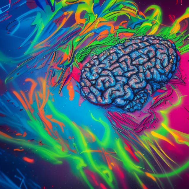 LSD Brain - AI Generated Artwork - NightCafe Creator