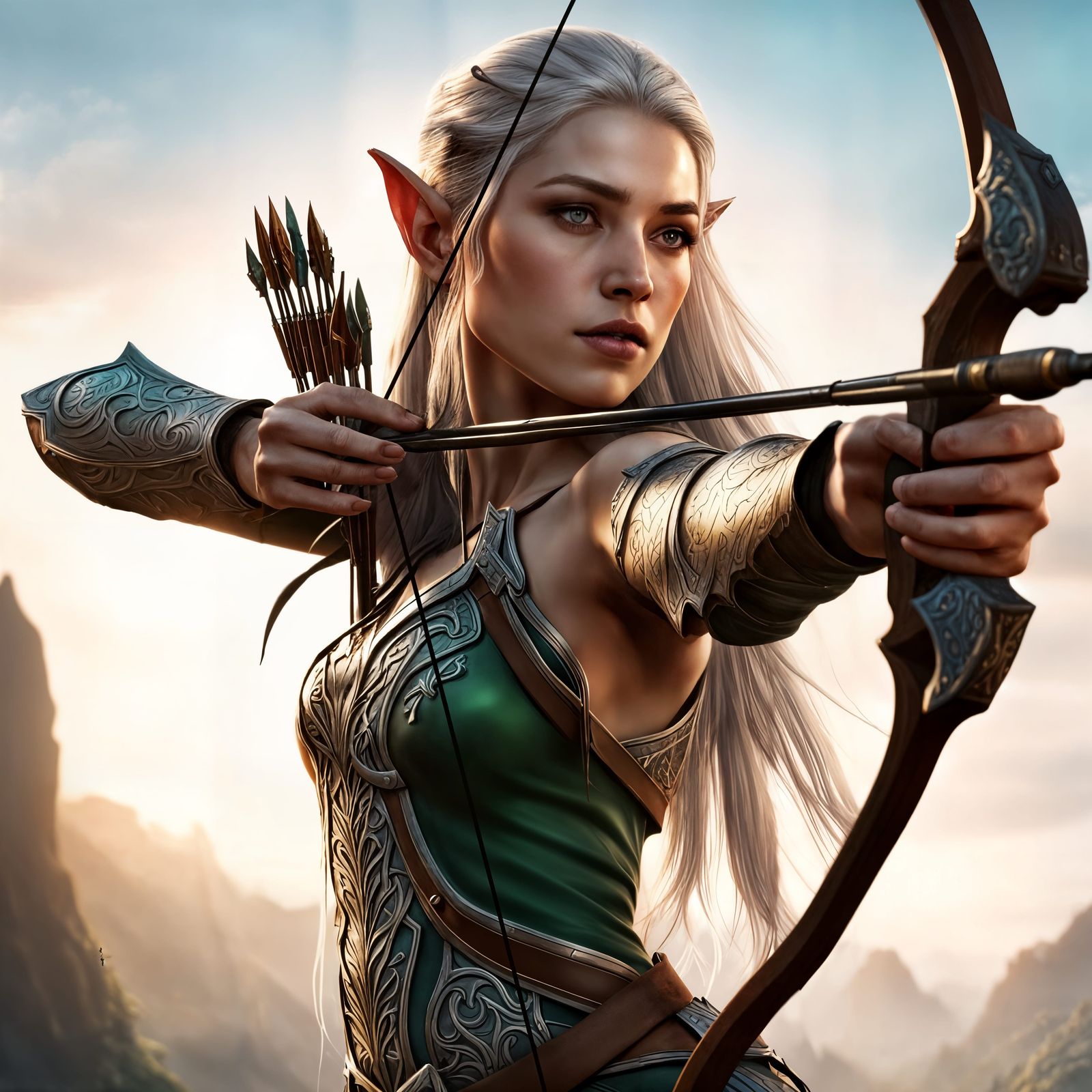 Beautiful Elven Archer 3