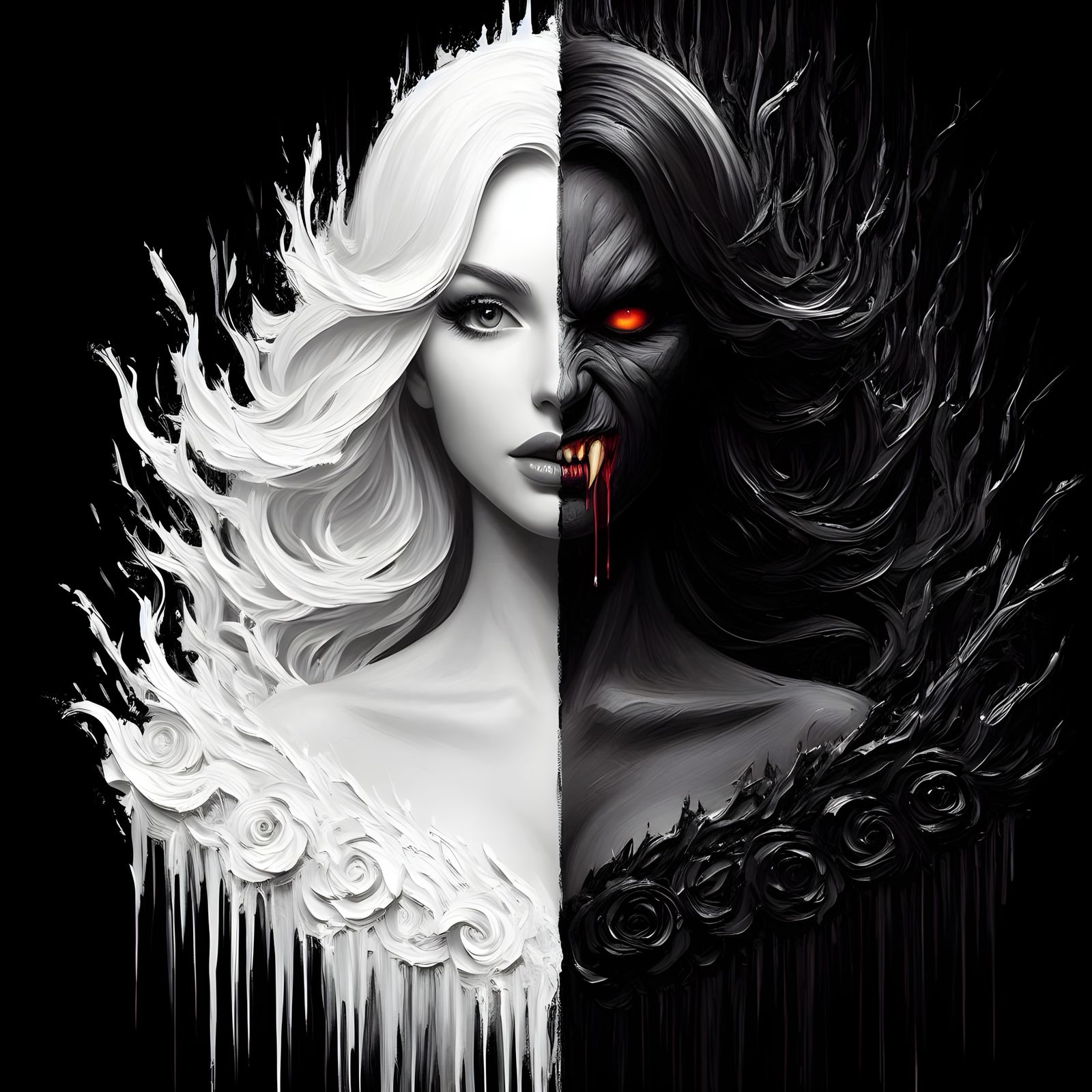 Duality: The innocent and a vampire