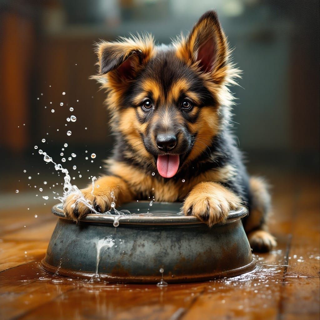 Splash Down!  by @Wolfkazzy