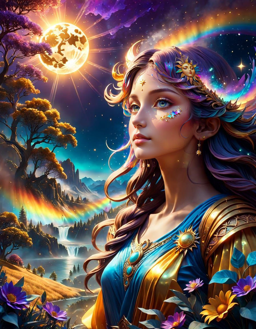 Ethereal Dreamscapes in Vibrant Colors