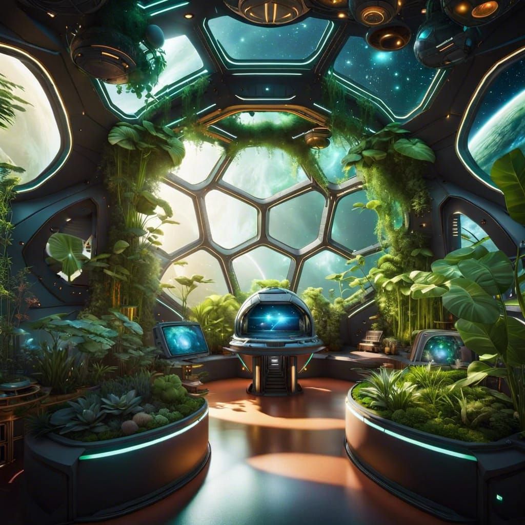 Spaceship BioScience Module  by @Maree