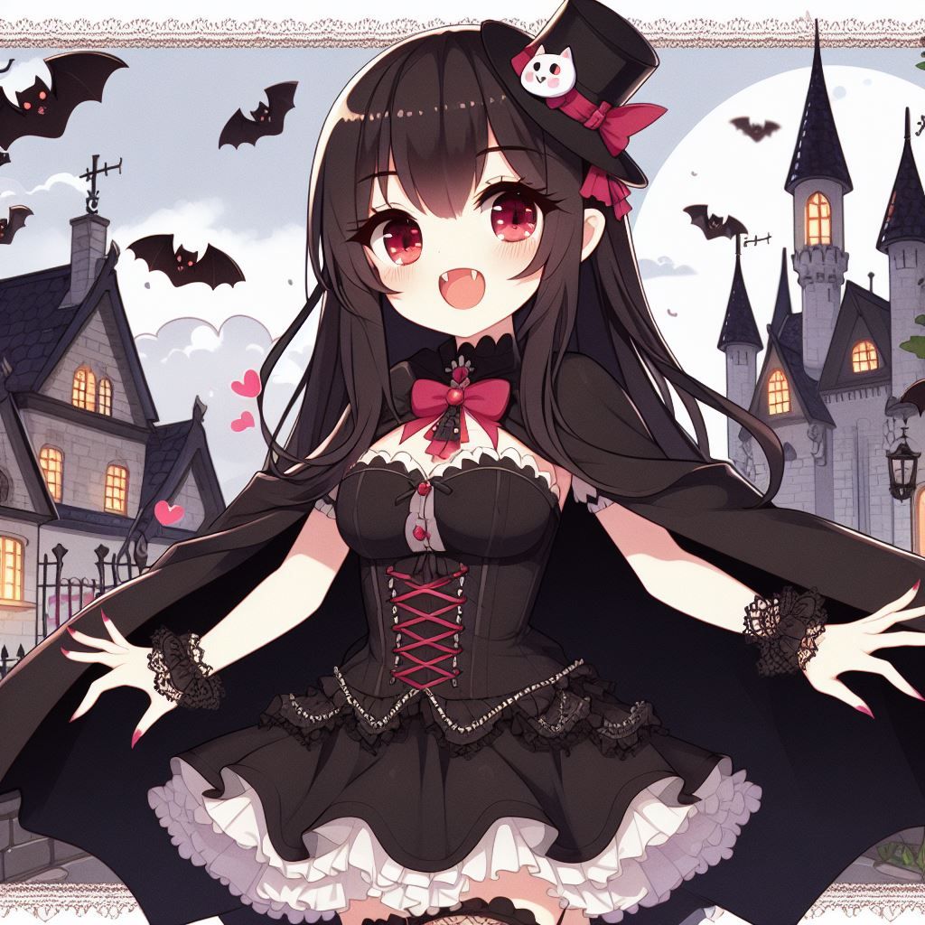 Cute vampire Moon