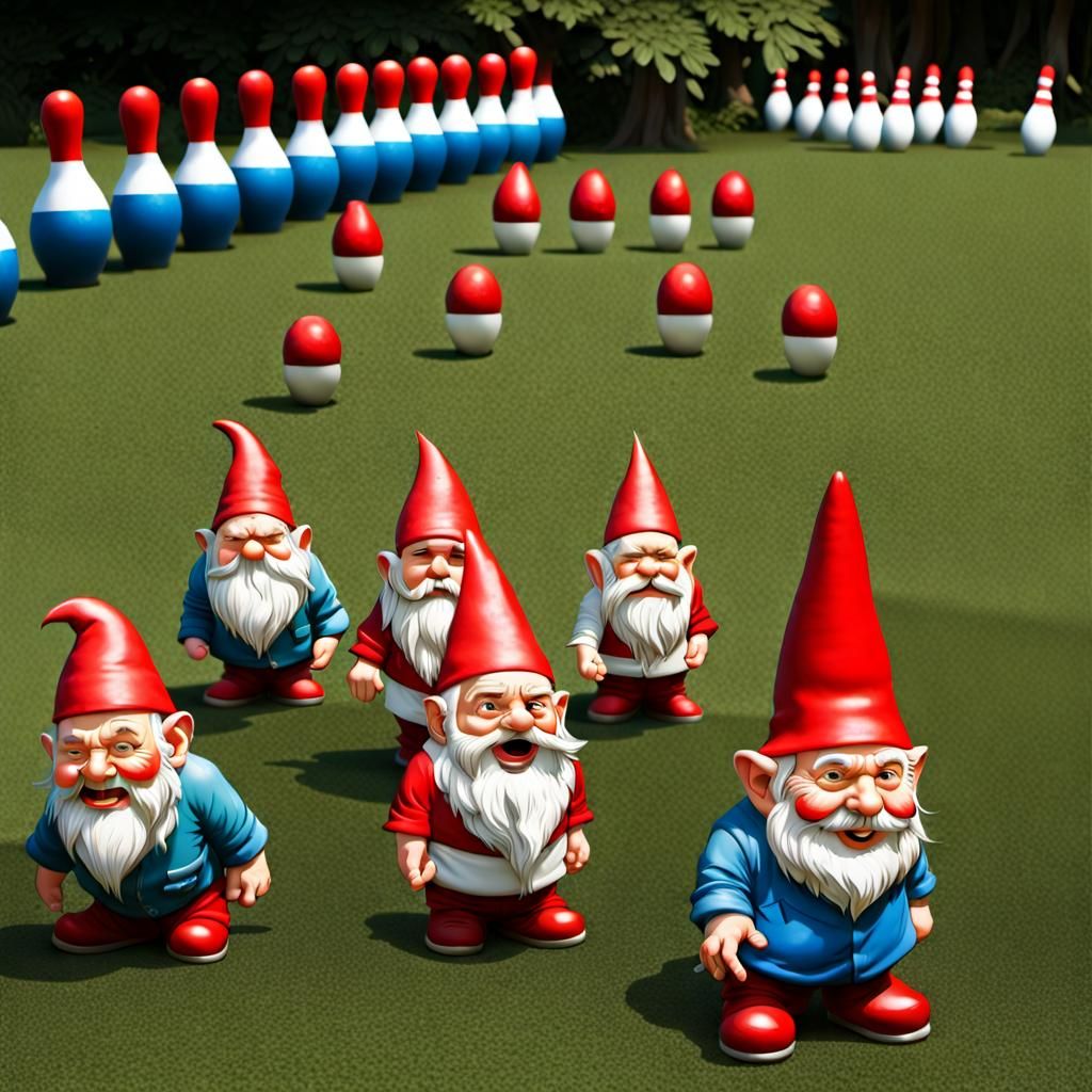 Lawn Gnome Bowling: This surprisingly popular activity invol...