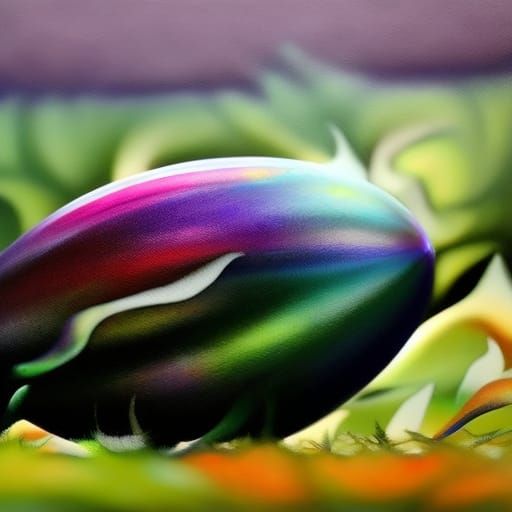 Easter Bunny Laying Rainbow Watercolor Easter Eggs Insanely ...