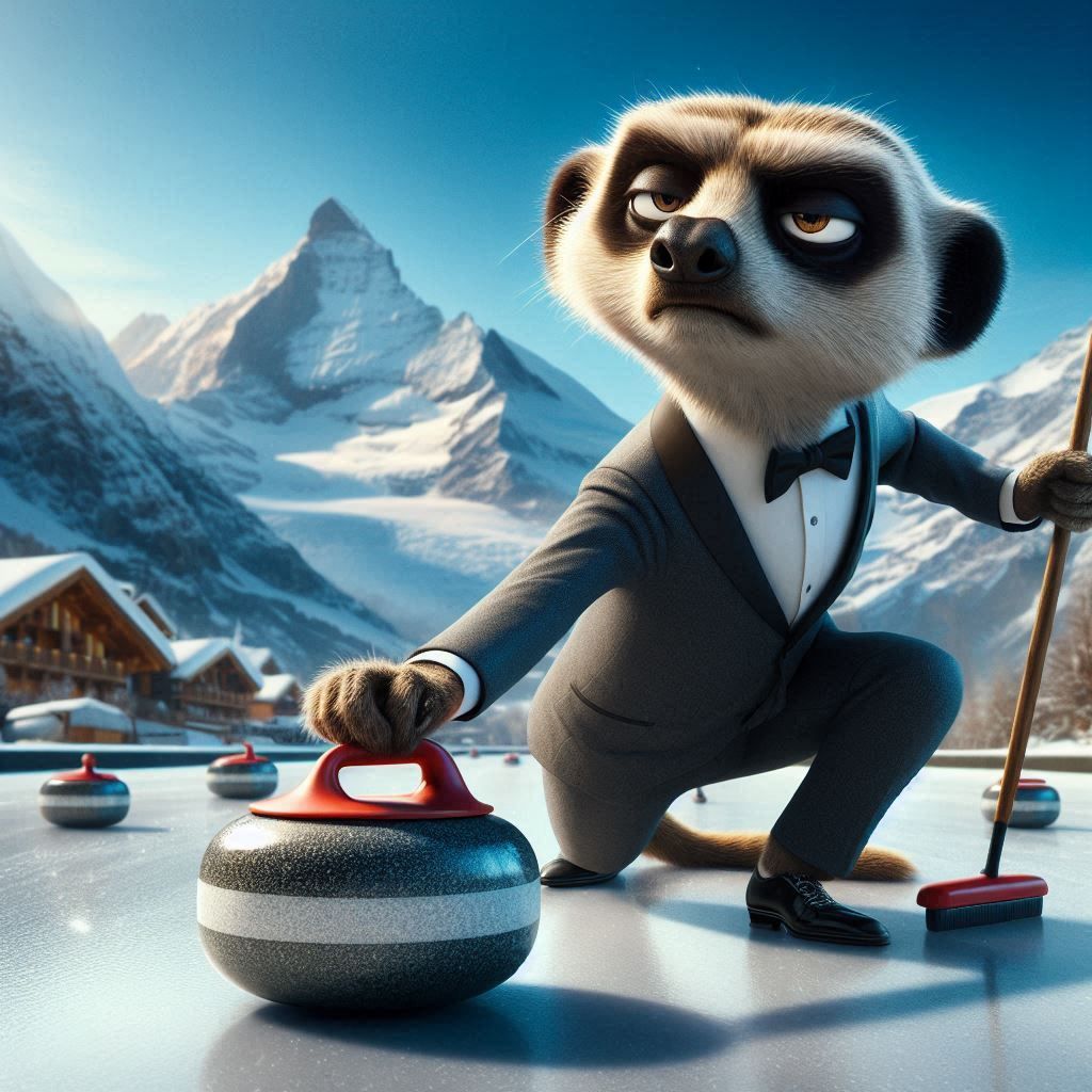 The competition was a mere joke to Sir Sterling R. Meerkat I...