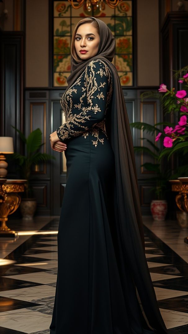 Hijabist Week : The Opulent Hijabists in Versace finery ♠️