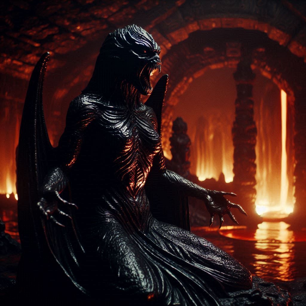 (Bing) The Obsidian Goddess IV