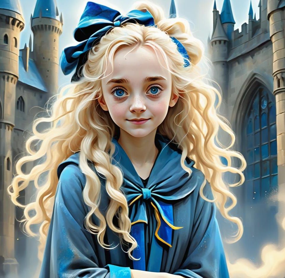 Lovely Luna Lovegood - AI Generated Artwork - NightCafe Creator