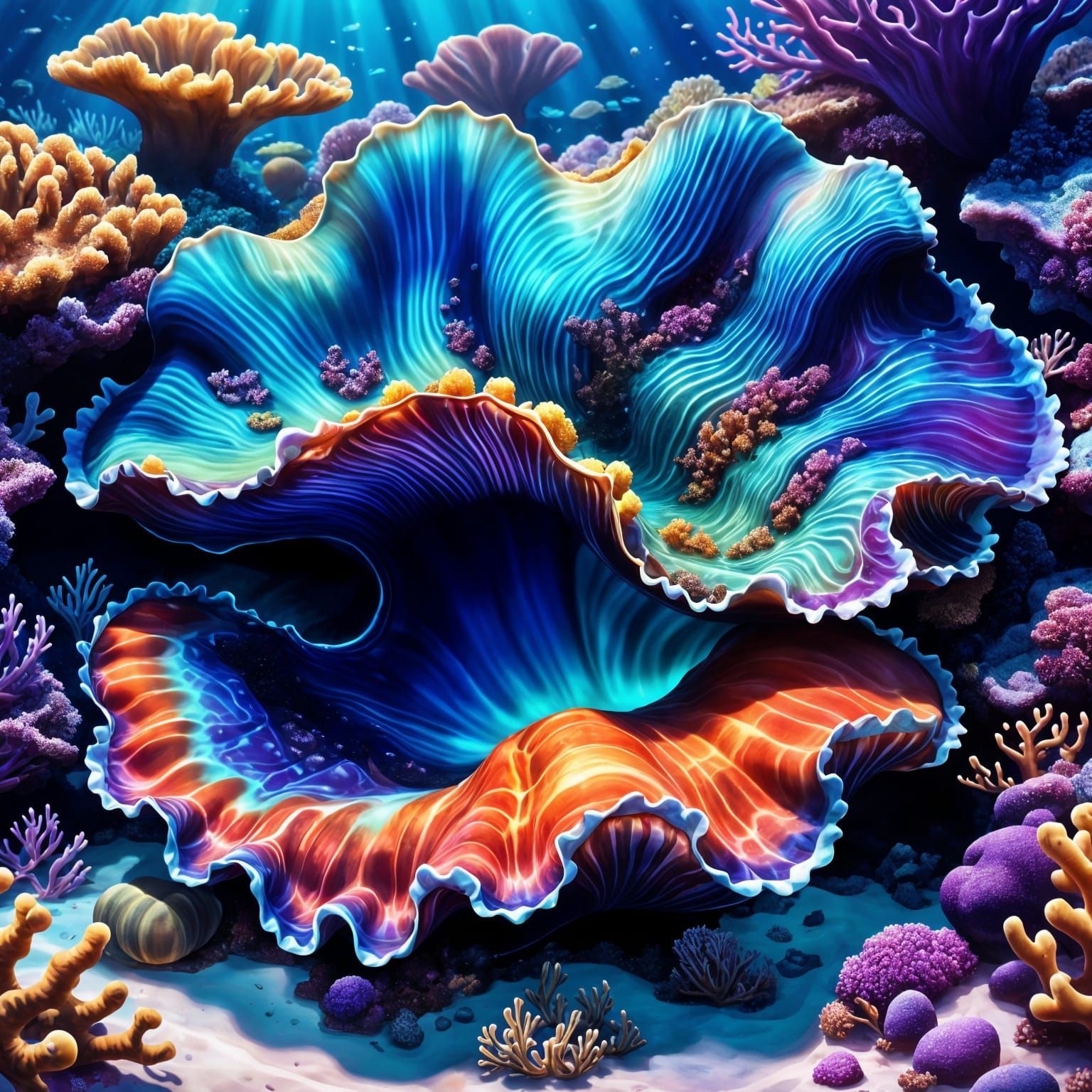 magical coral reef  by @Feeling Creative