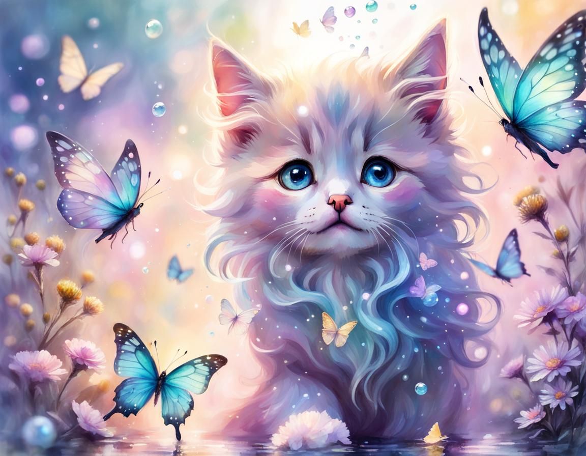 Butterflies are friends🦋  by @YukiKenji