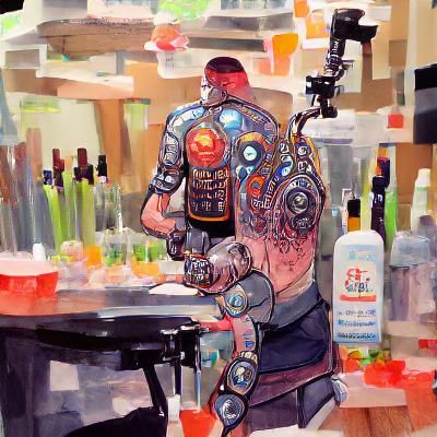 Cyborg bartender