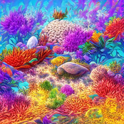 coral reef in the ocean 1