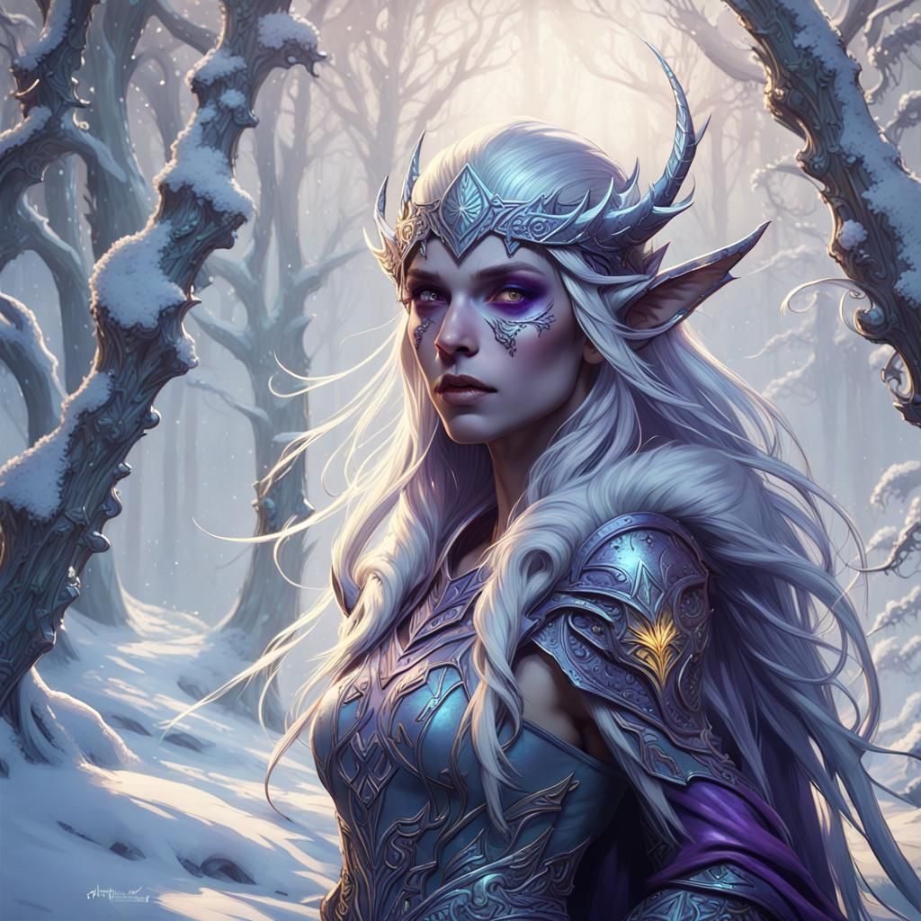 frost elves - AI Generated Artwork - NightCafe Creator