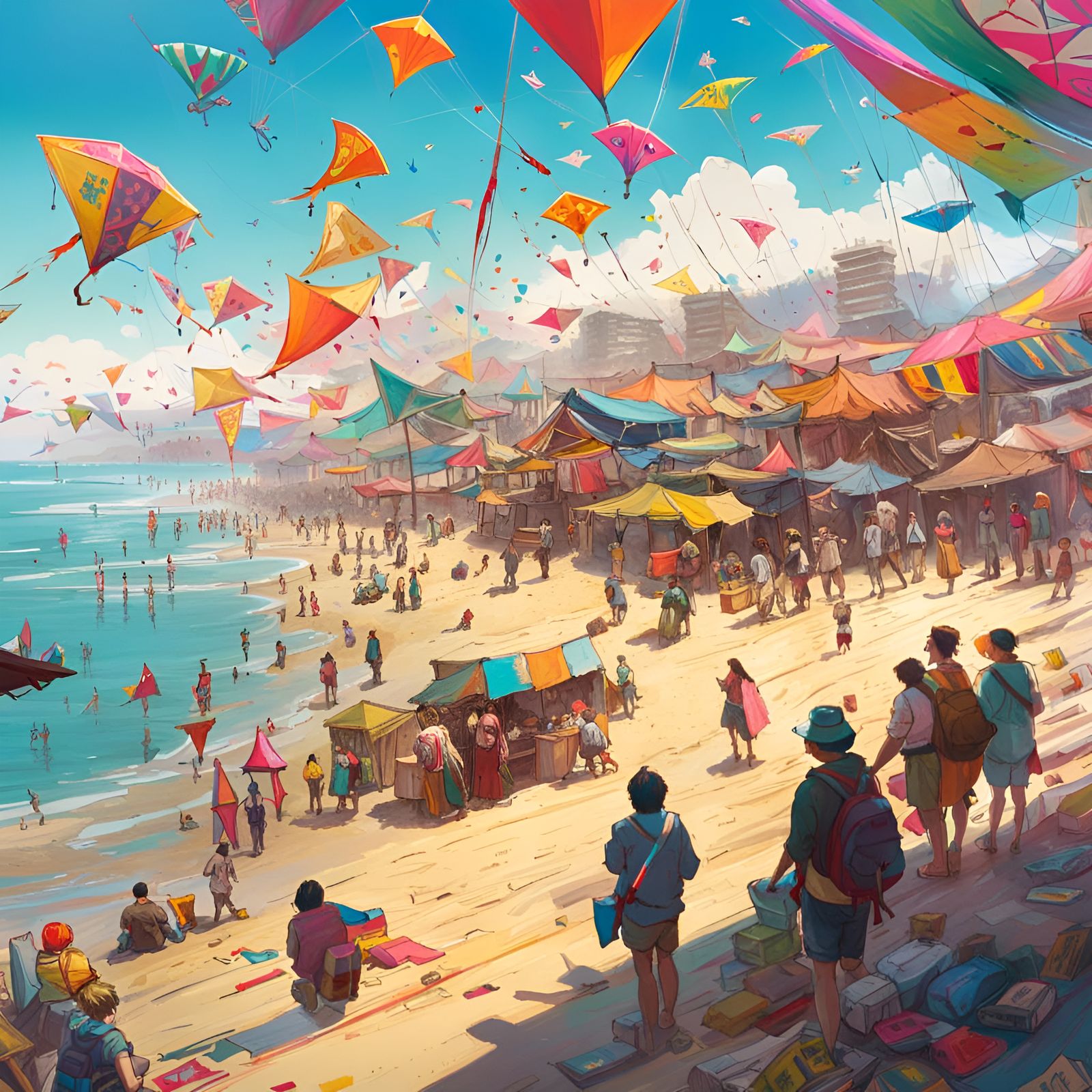 Kite Festival  by @Nightshade Veil