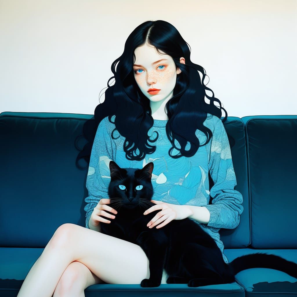 Kitty Cuddles (0 likes)  by @Lily