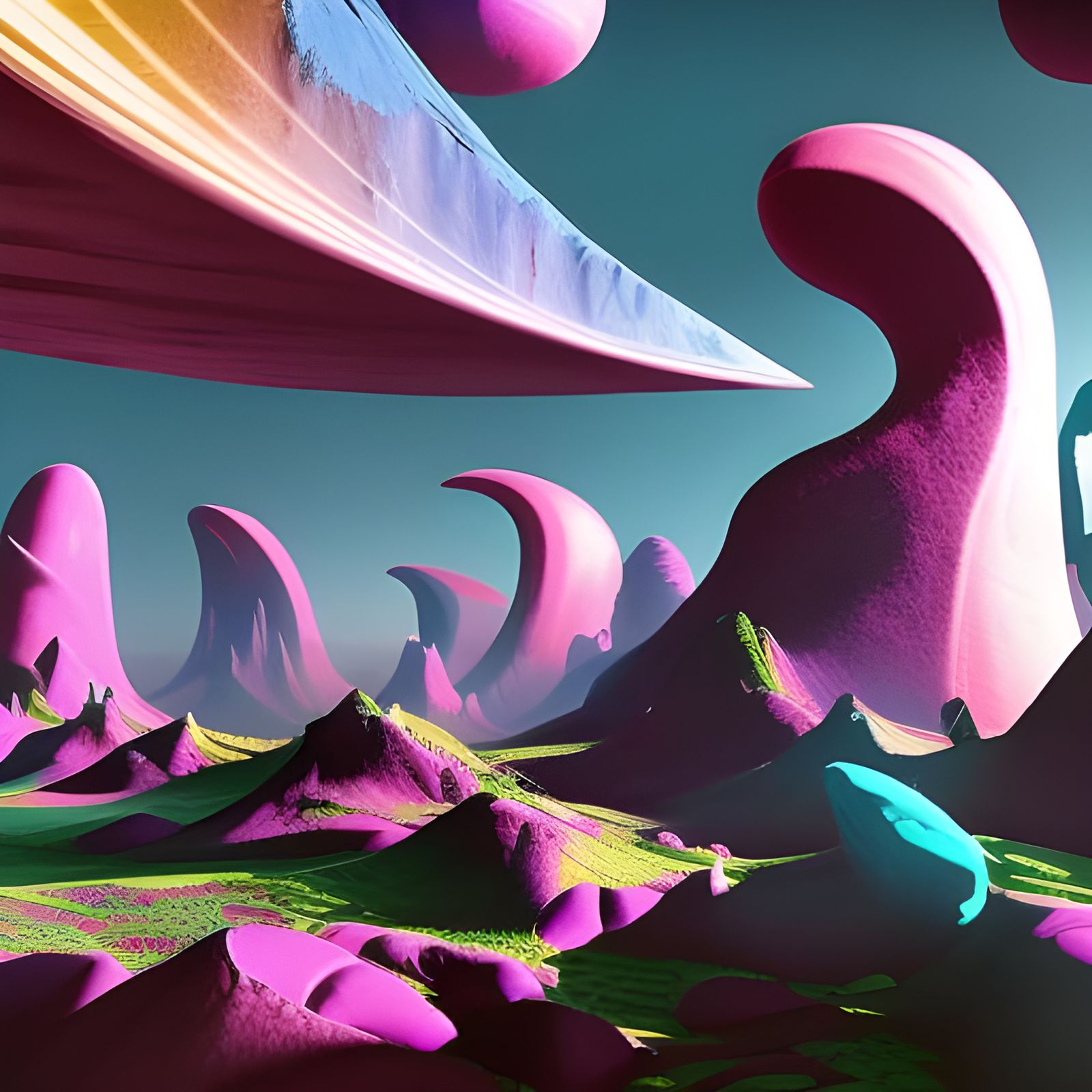 Surreal Alien Planet