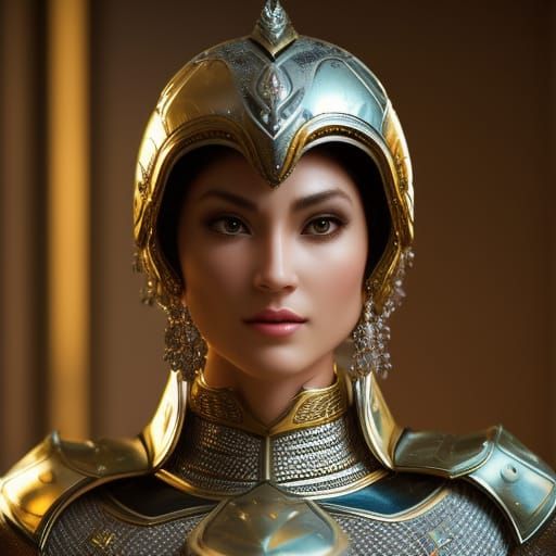 New female armor helmet 9 AI Generated Artwork NightCafe Creator