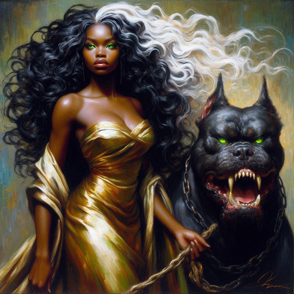 "Who's a little good Hellhound?"