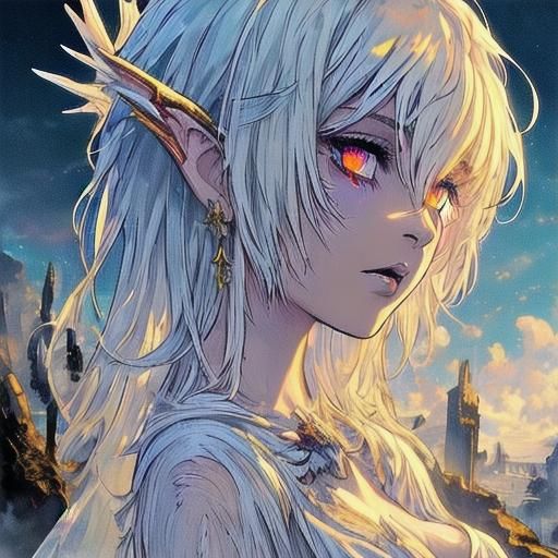 human nature music video with goddess alien or angel singing about humanity fool<lora:Vivid Vision:1.0>