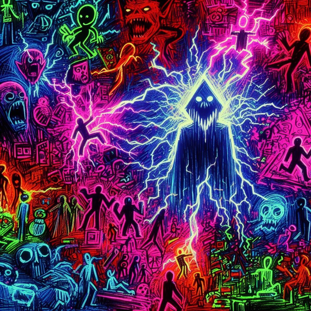 Chaos Crayon Art