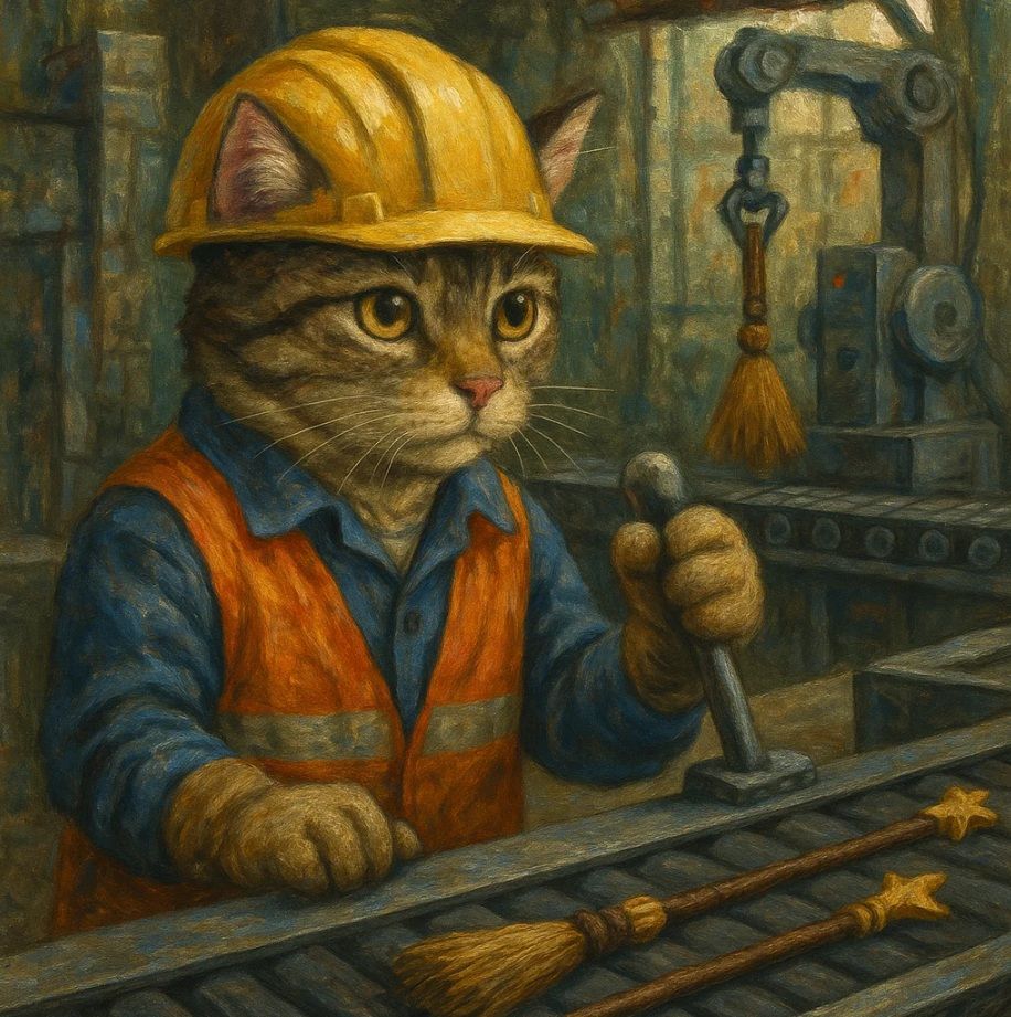 Witches brooms & Magicians wands Factory