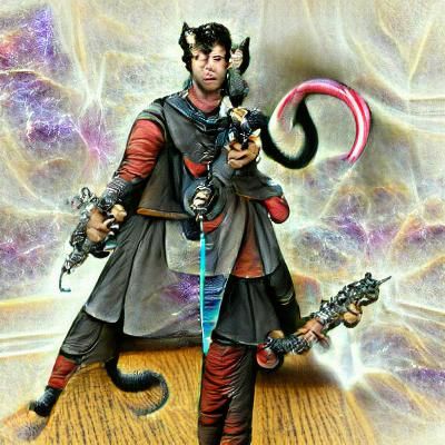 Cole Von Cole Tiefling Warlock of the silver sword