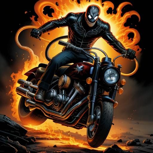 ghost rider with venom