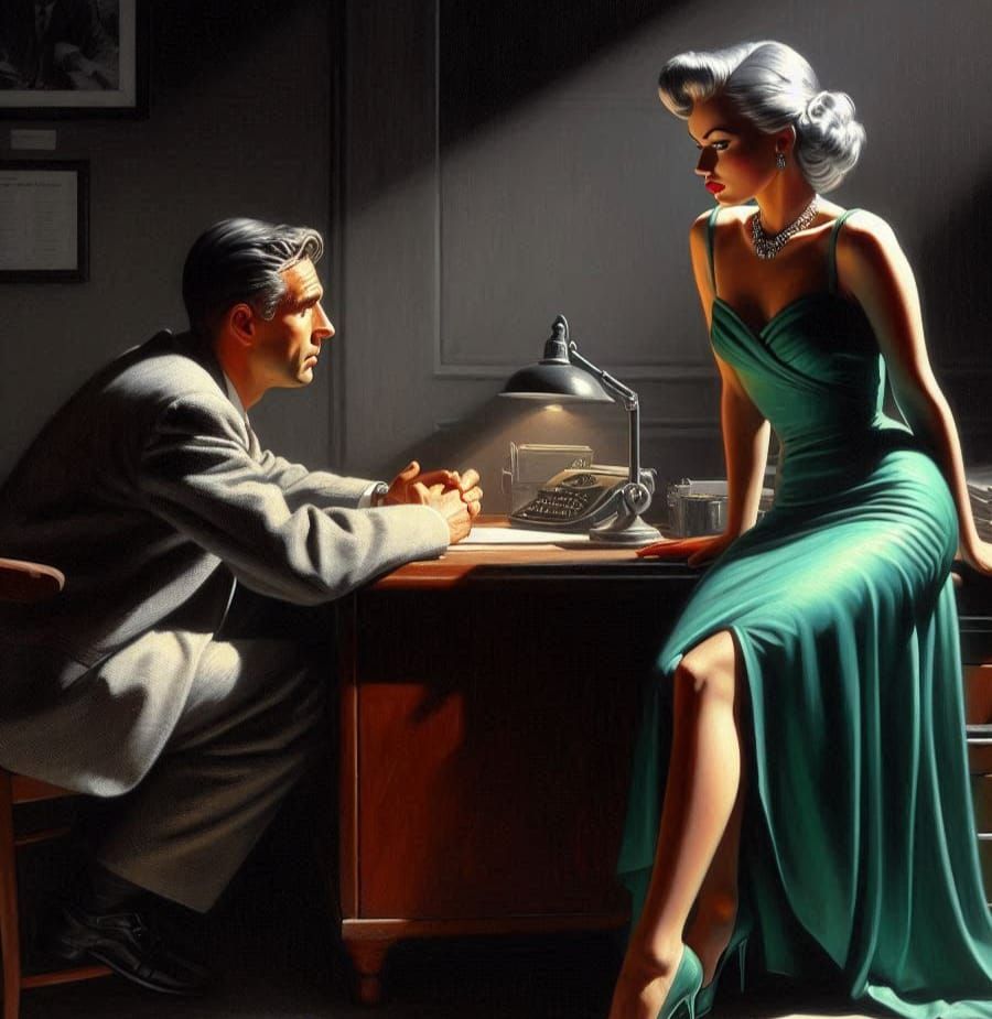 She was Technicolor in a black and white world.