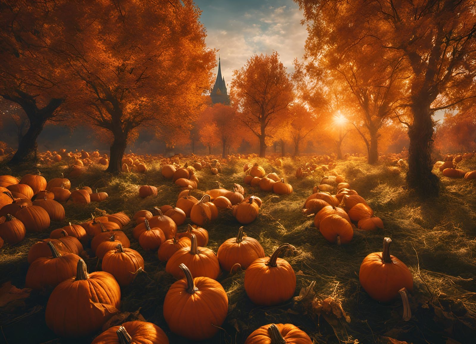 Pumpkin Spiced 2 - AI Generated Artwork - NightCafe Creator