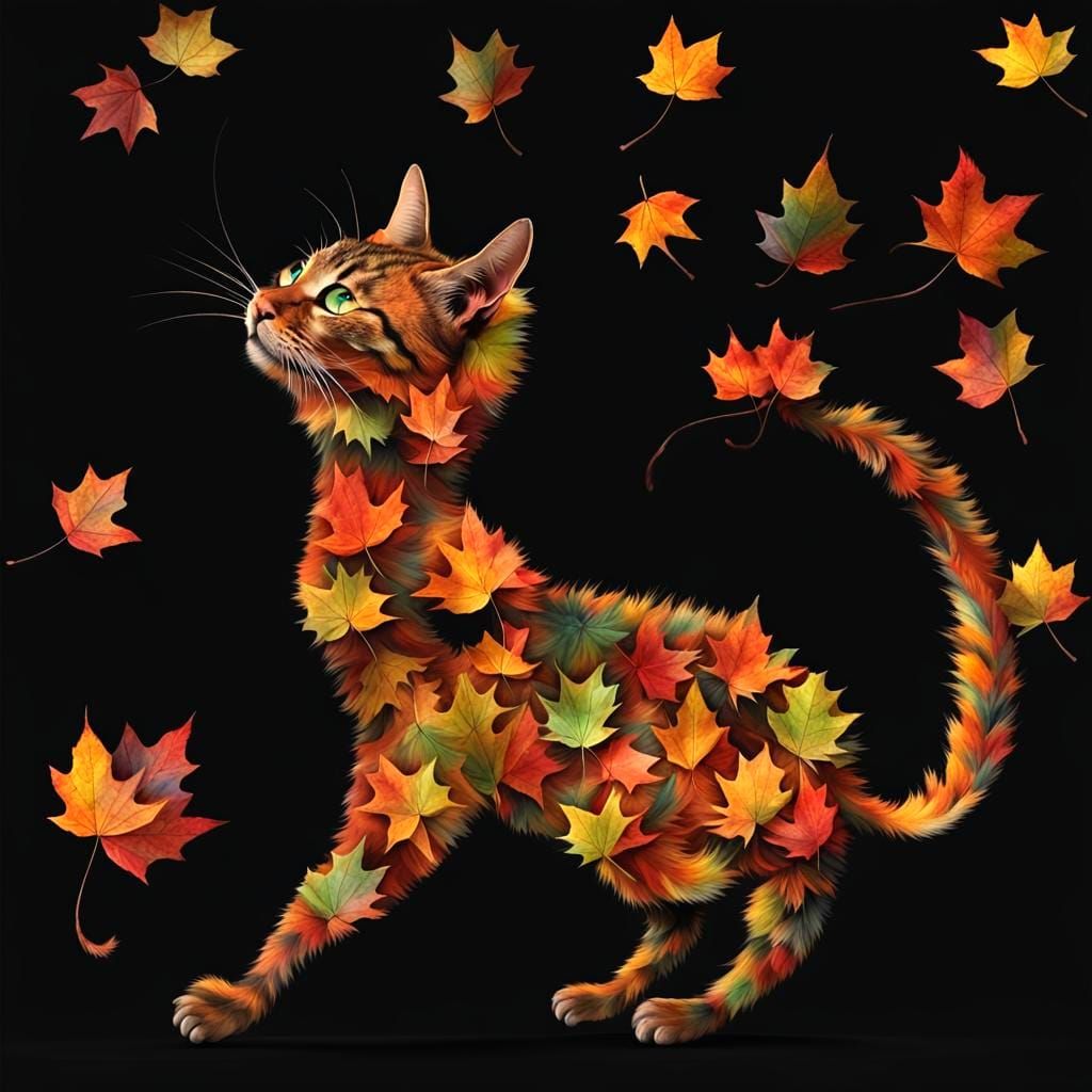 The Autumn cat