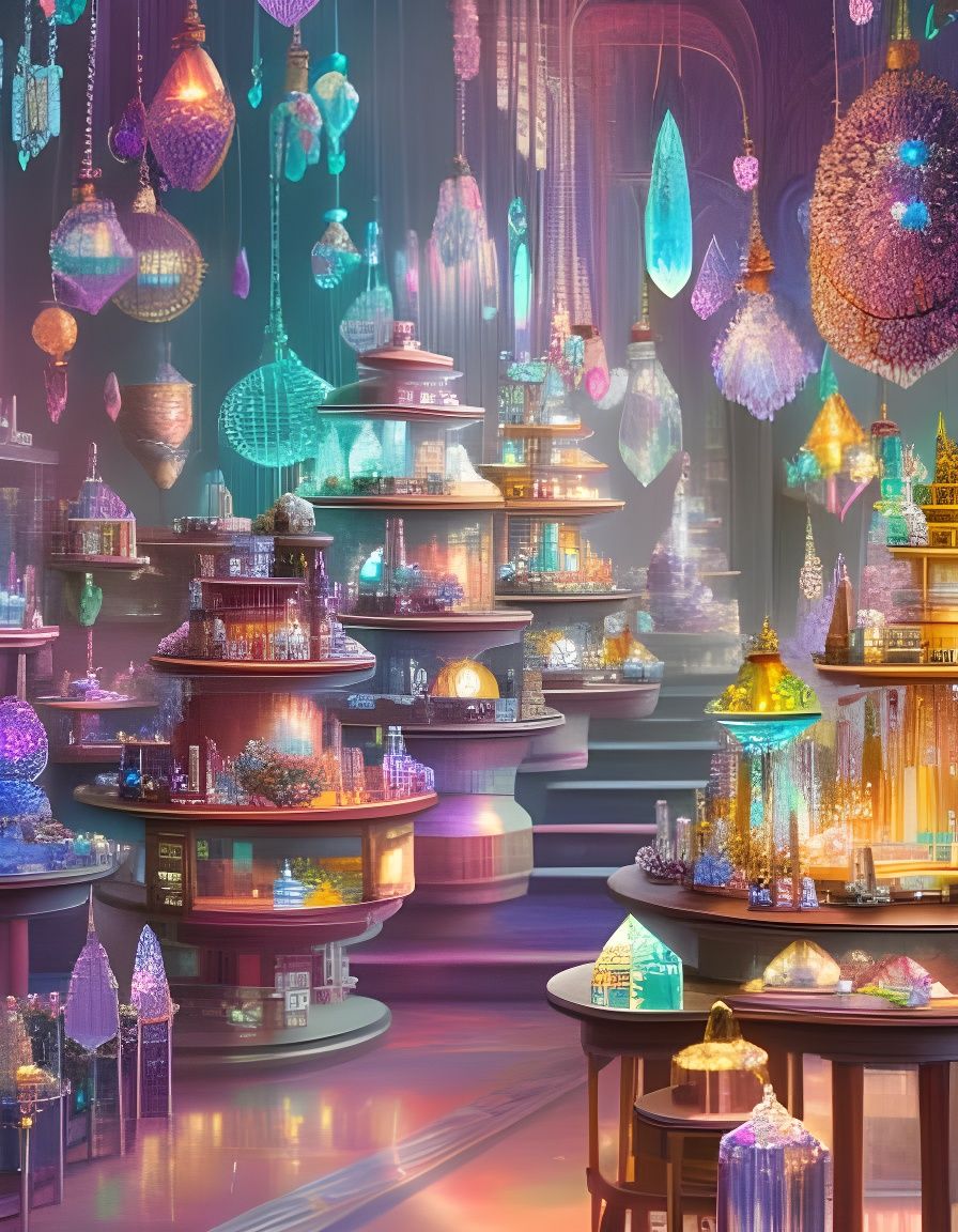 Crystal shop   by @Cilia