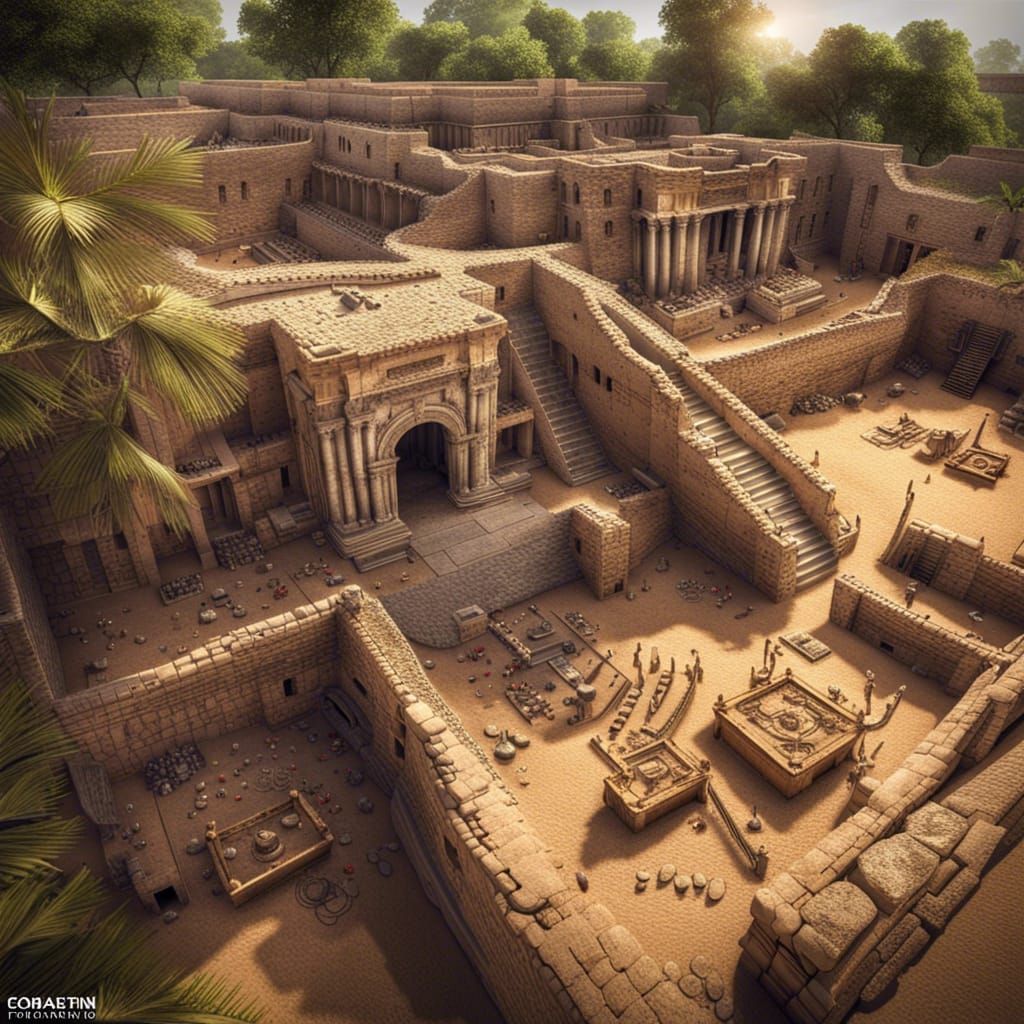 Archaeological Dig Site  by @AI-Lover