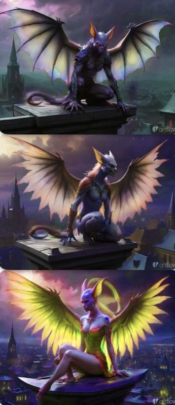 Vampire to Angelic evolution (verse 4 Vanishing Veil Verse)