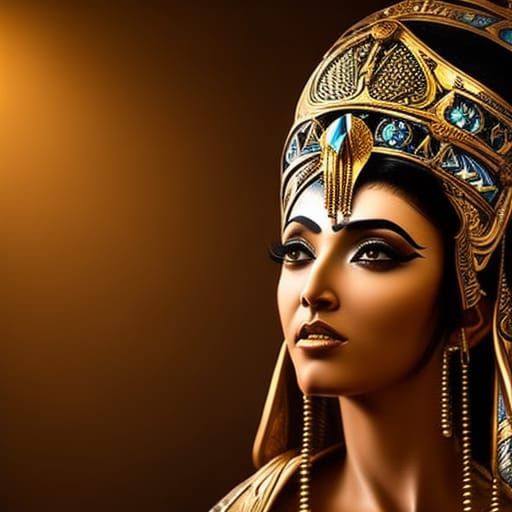 Portrait of Cleopatra - AI Generated Artwork - NightCafe Creator