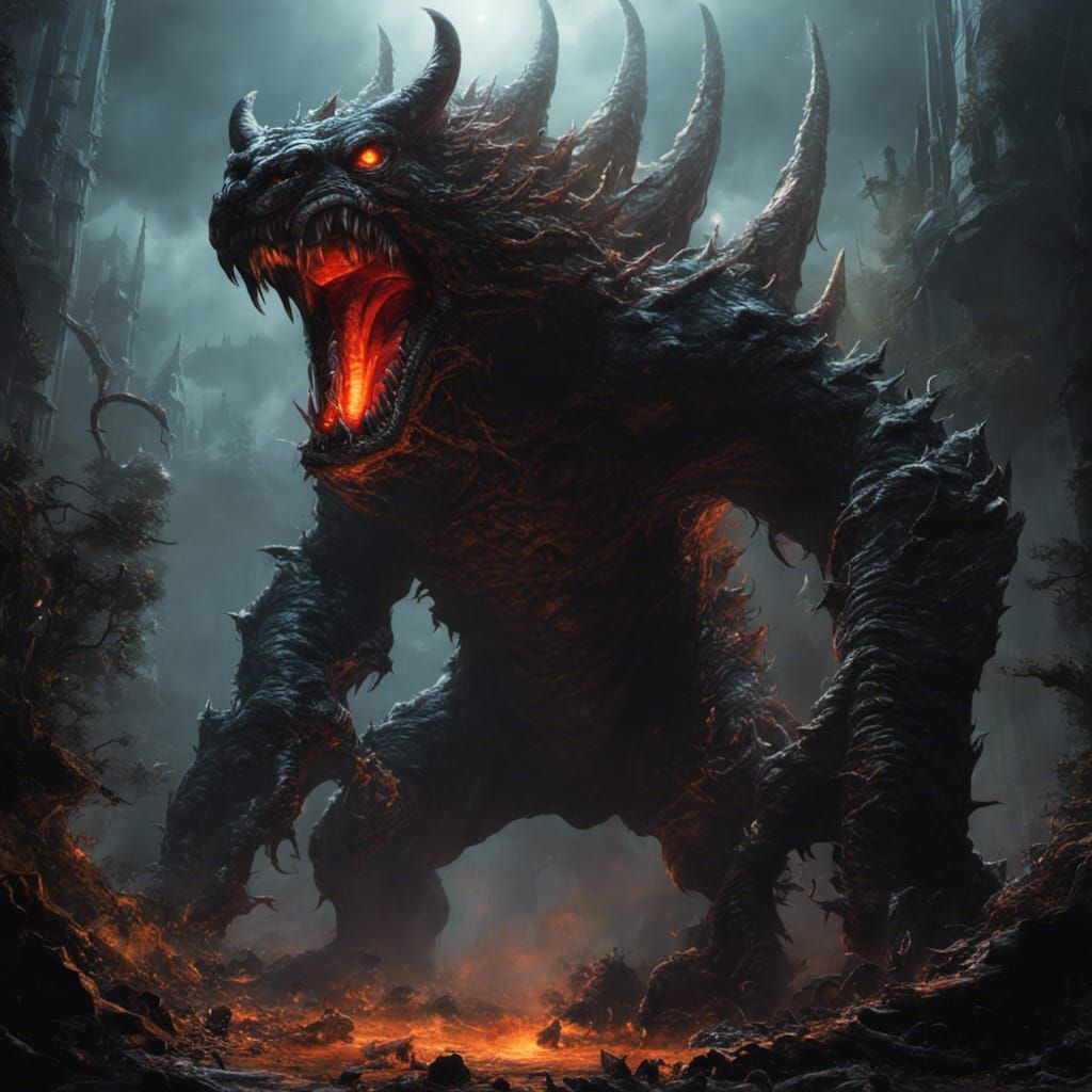 Tarrasque...Rancor...I don't know... - AI Generated Artwork - NightCafe ...