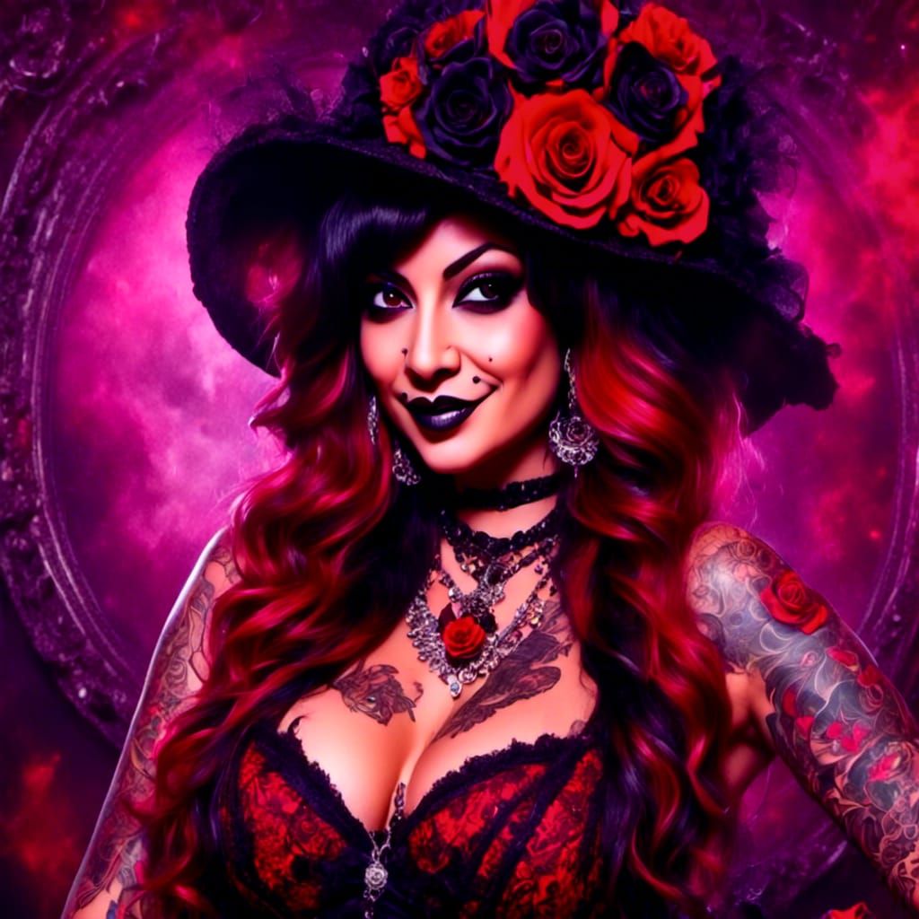 <lora:Glowing Aura:1.0> <lora:Macabre:1.0> <lora:Rococo-Horr...