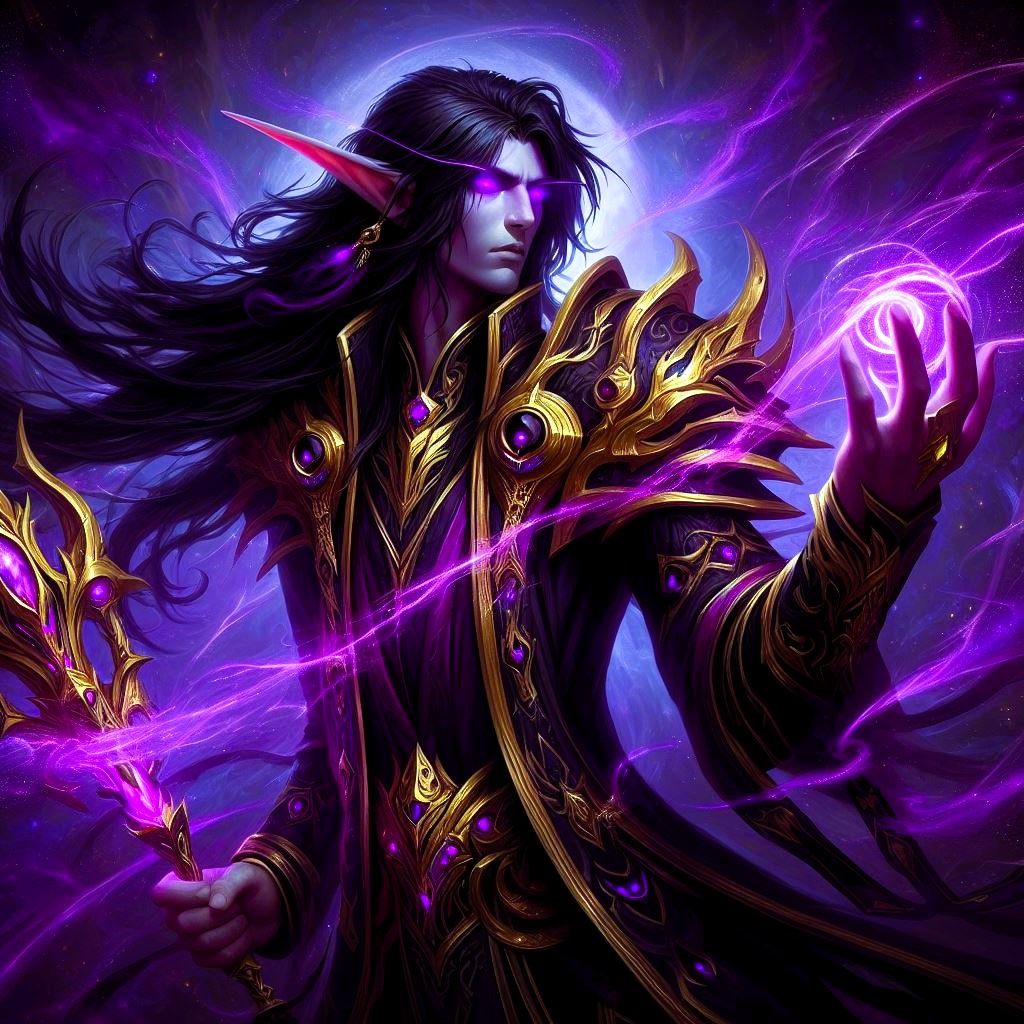 The Elves - Void Elf - AI Generated Artwork - NightCafe Creator