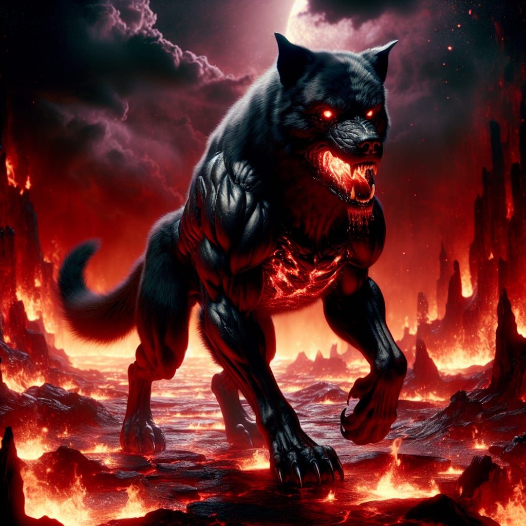 hellhound in hell