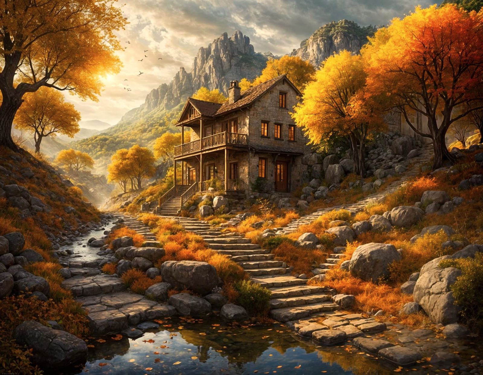 Steps Through Time and Leaves  by @denny_b