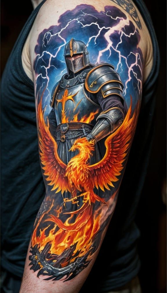 The knight & the phoenix