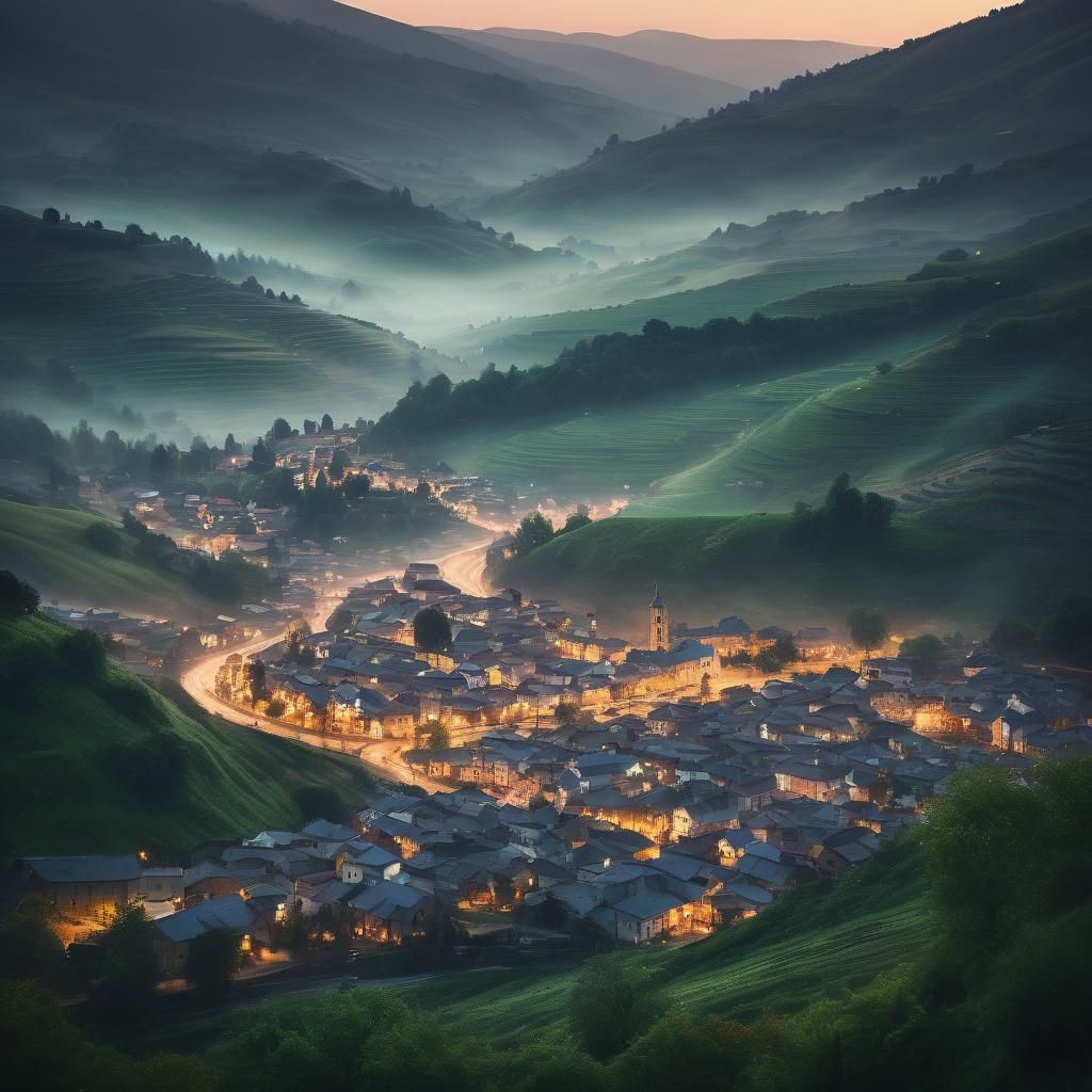 peaceful town