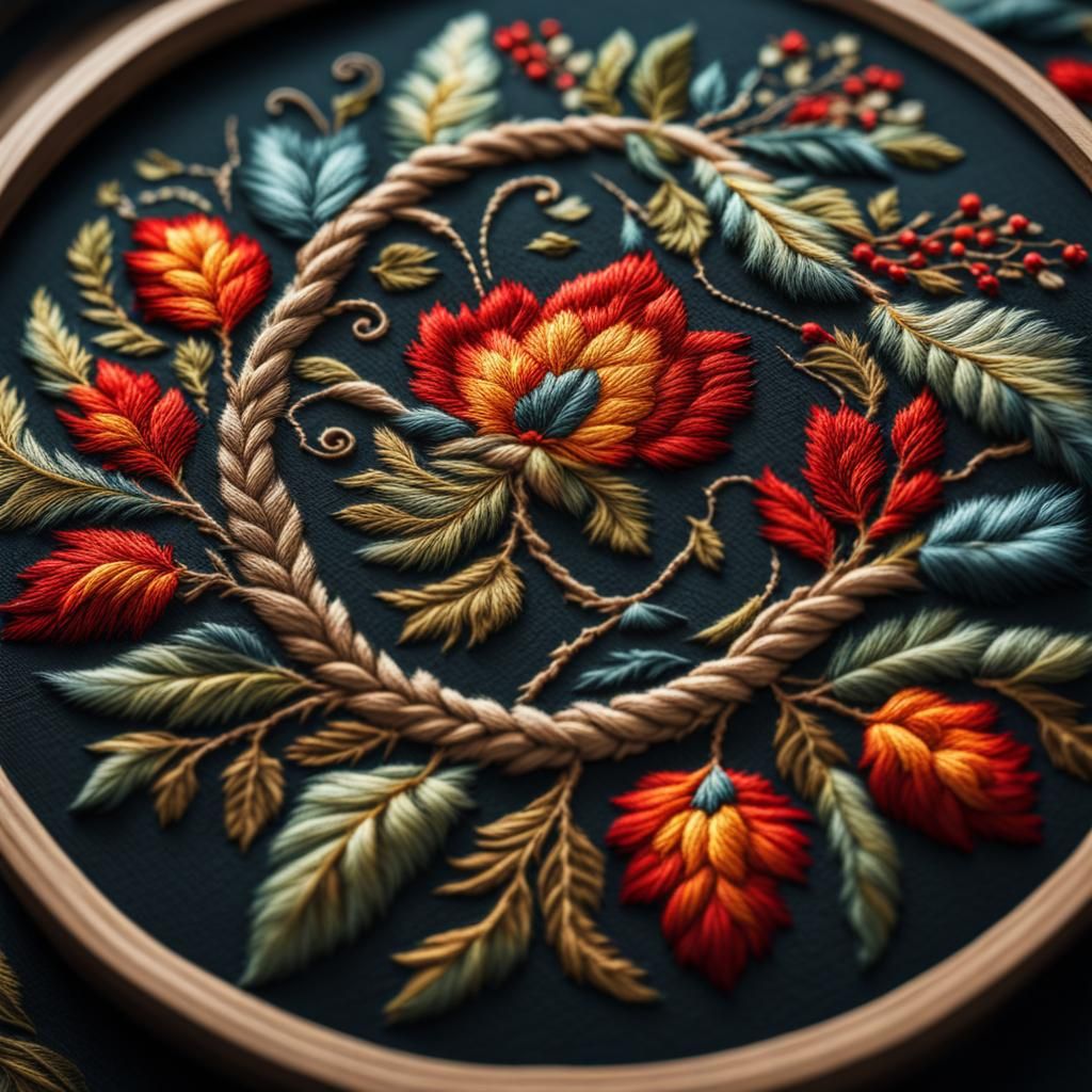 Embroidery  by @Tiopi