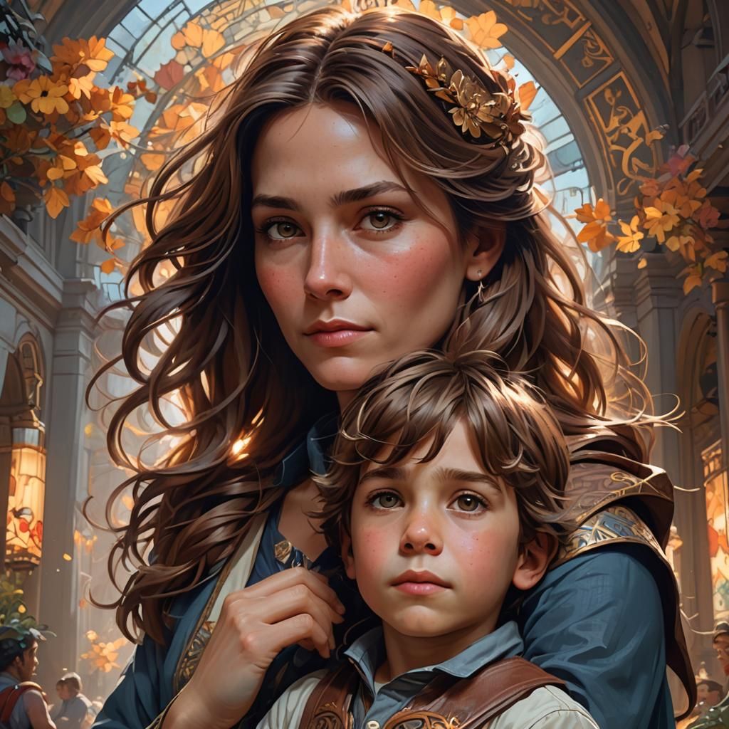 Mother and Son  by @medragon