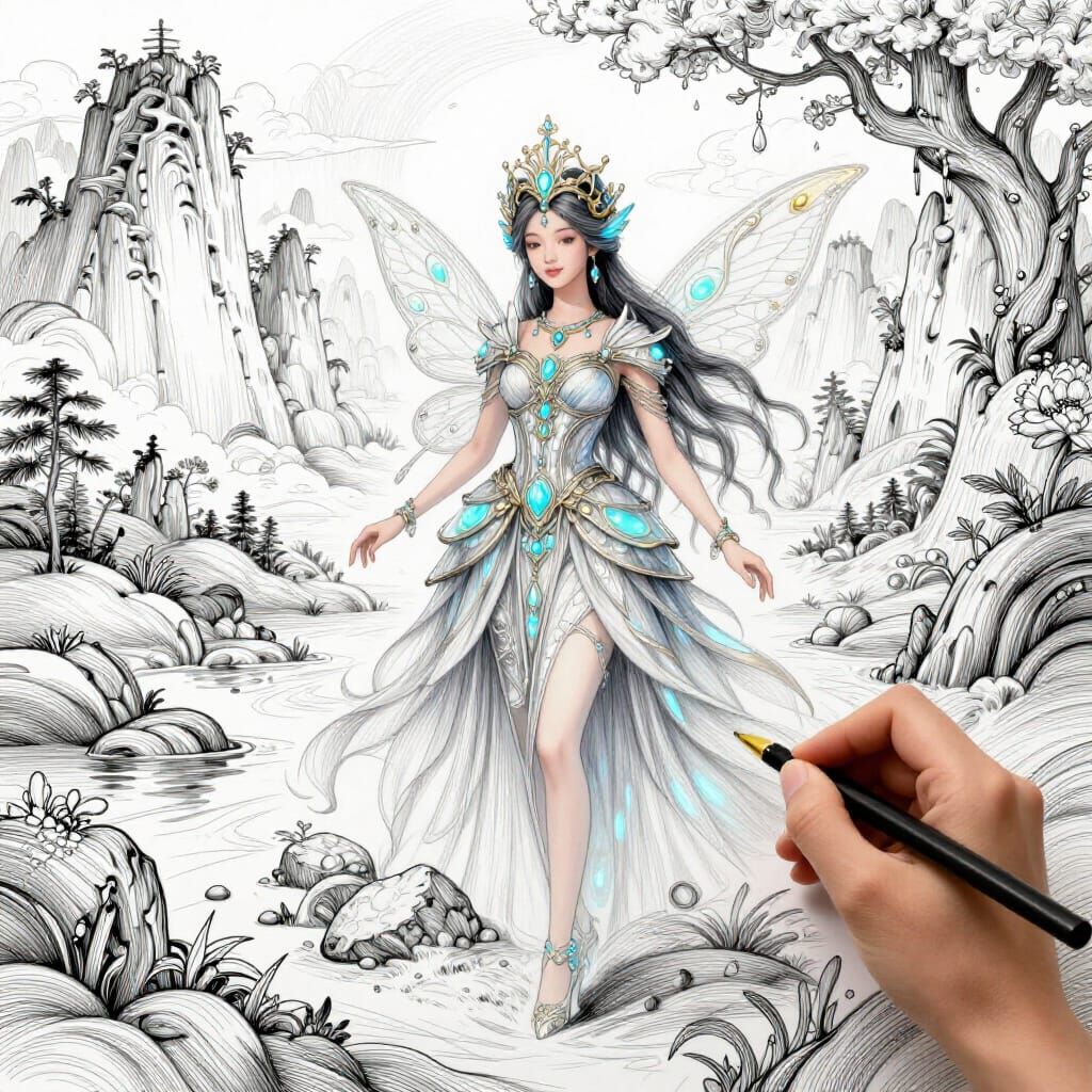 Coloring Outside the Realm (0)  by @Nikki