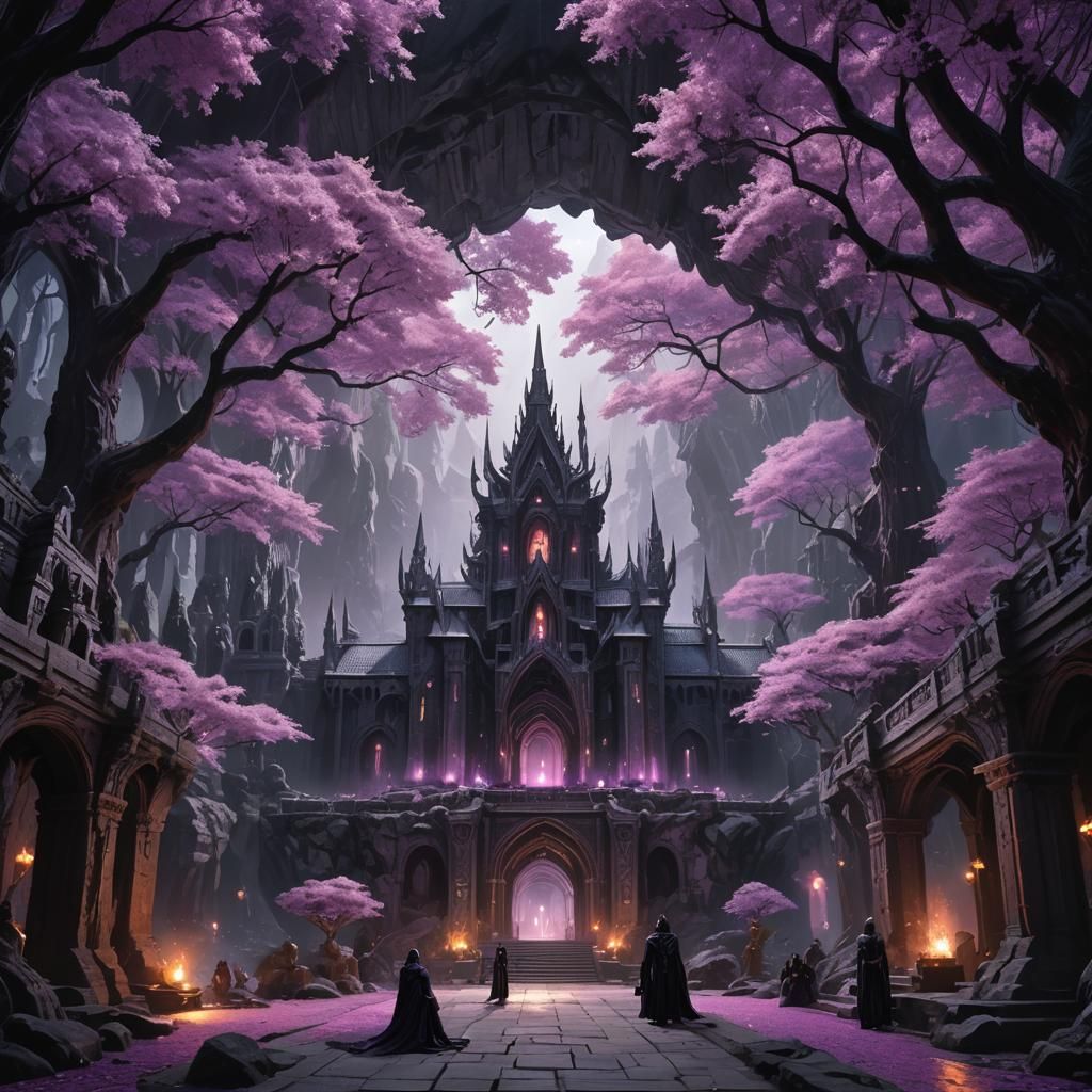 The dark elven underground city of Greilyath Darr