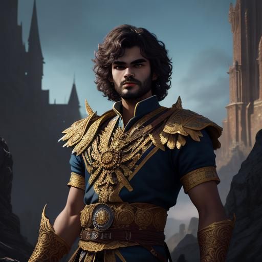 Marlon Teixeira dressed in as a prince