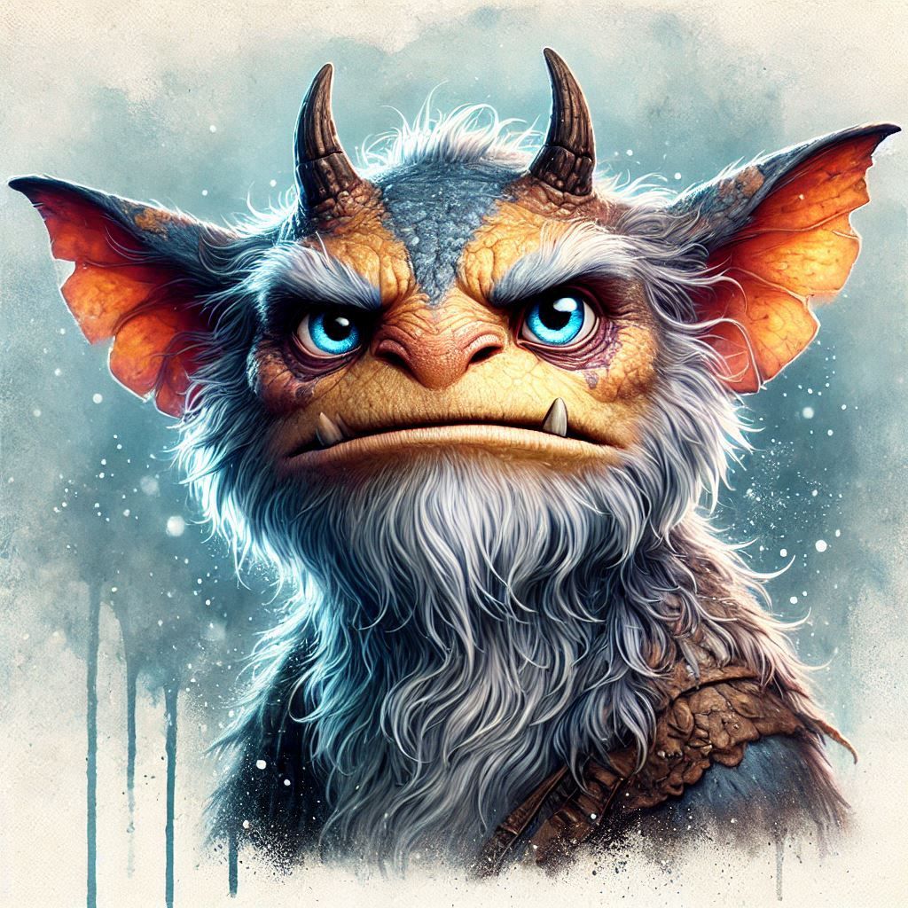 adorable fairy-tale fantasy creature portrait..
