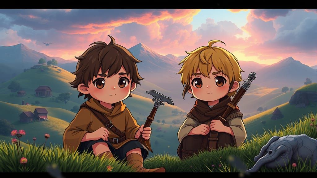 Frodo and Sam  by @Pere_Jean-Se