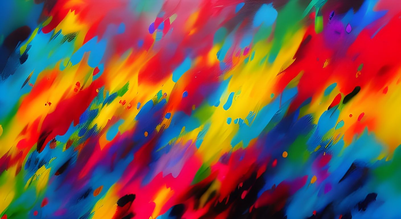 colourful bird 12 (abstract painting) - AI Generated Artwork ...